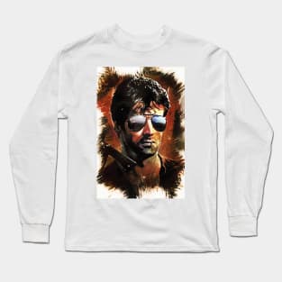 Marion "COBRA" Cobretti - Sylvester Stallone Long Sleeve T-Shirt